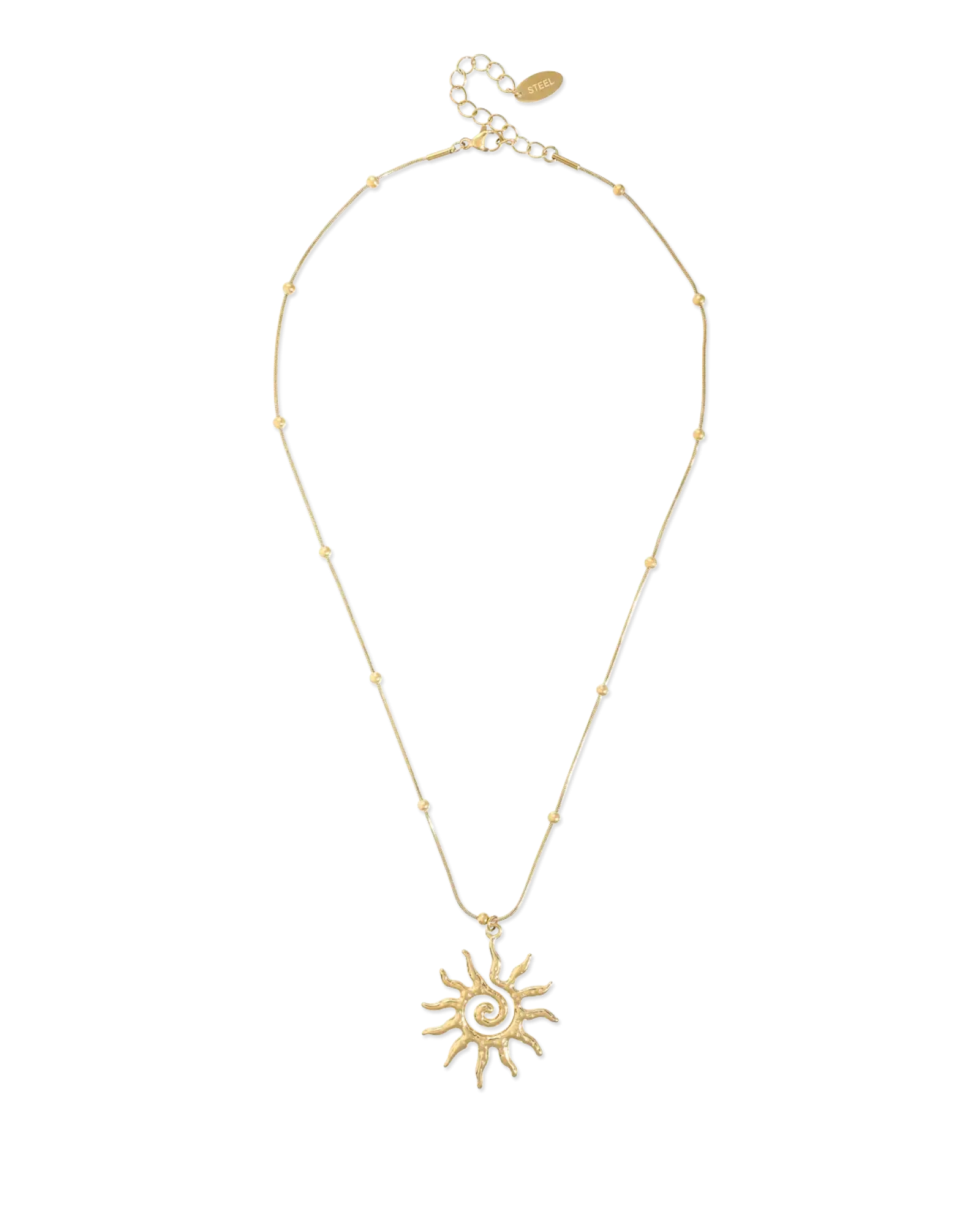 Online Bijou Brigitte Collana - Steel Sun