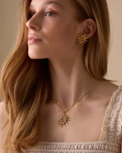 Online Bijou Brigitte Collana - Steel Sun