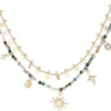 Discount Bijou Brigitte Collana stratificata - Agate Stars