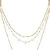 Outlet Bijou Brigitte Collana stratificata - Beach Pearls