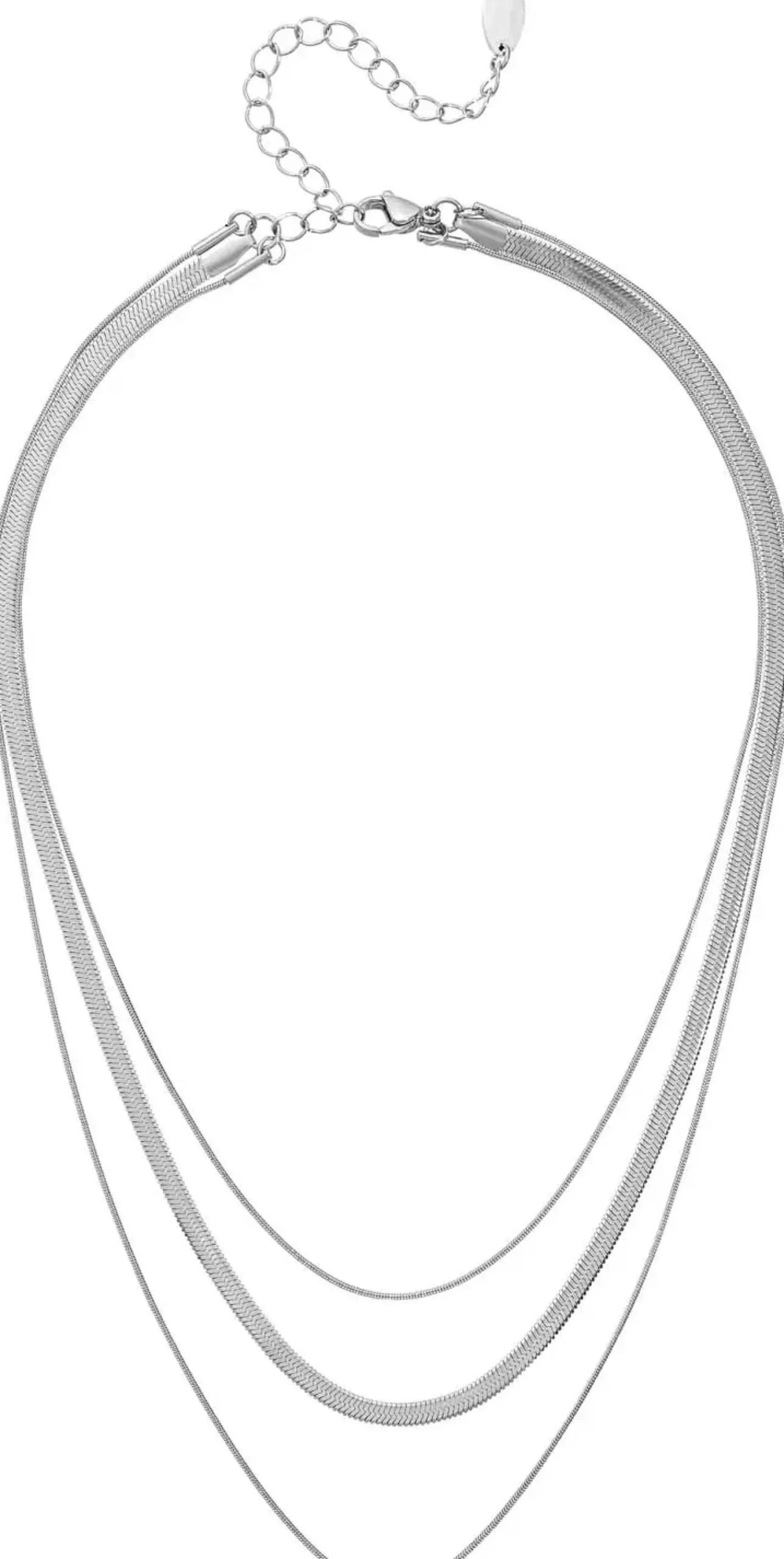 New Bijou Brigitte Collana stratificata - Classic Steel
