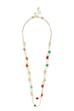 Hot Bijou Brigitte Collana stratificata - Colorful Agate