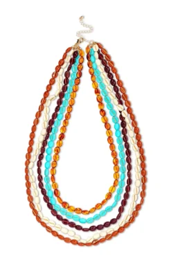 Best Bijou Brigitte Collana stratificata - Colorful Beans