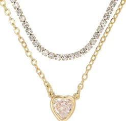 Outlet Bijou Brigitte Collana stratificata - Cute Heart
