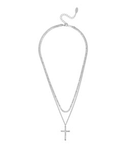 Bijou Brigitte Collana stratificata da uomo - Classic Cross
