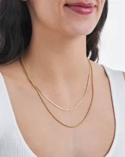 Best Bijou Brigitte Collana stratificata - Double Twist