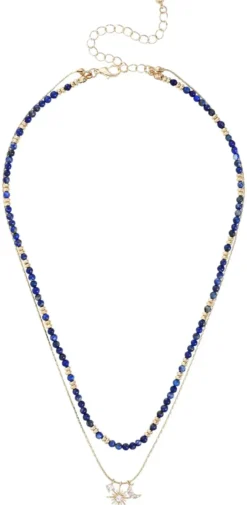Sale Bijou Brigitte Collana stratificata - Fine Blue