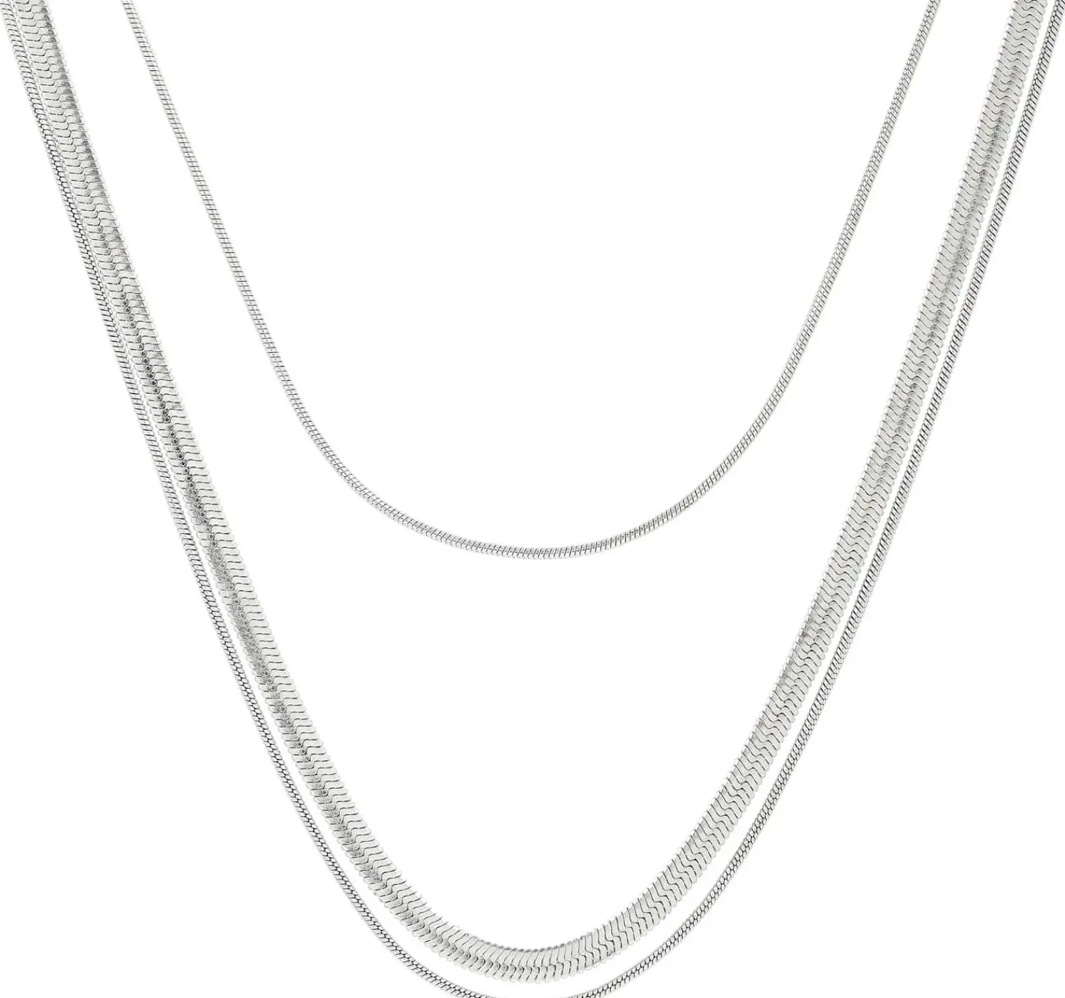 Hot Bijou Brigitte Collana stratificata - Fine Steel