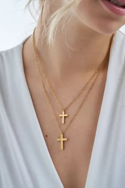 Bijou Brigitte Collana stratificata - Glossy Cross