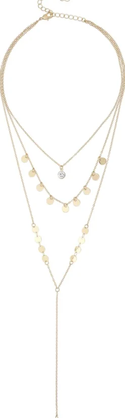 Clearance Bijou Brigitte Collana stratificata - Golden Plates