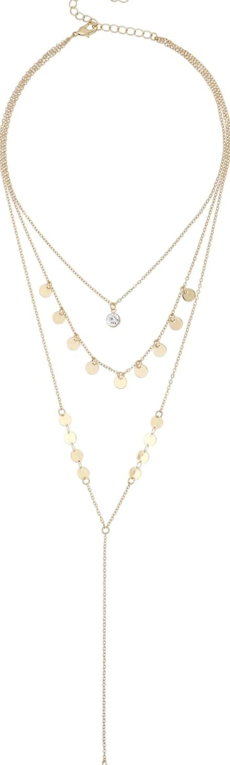 Clearance Bijou Brigitte Collana stratificata - Golden Plates
