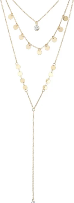 Clearance Bijou Brigitte Collana stratificata - Golden Plates