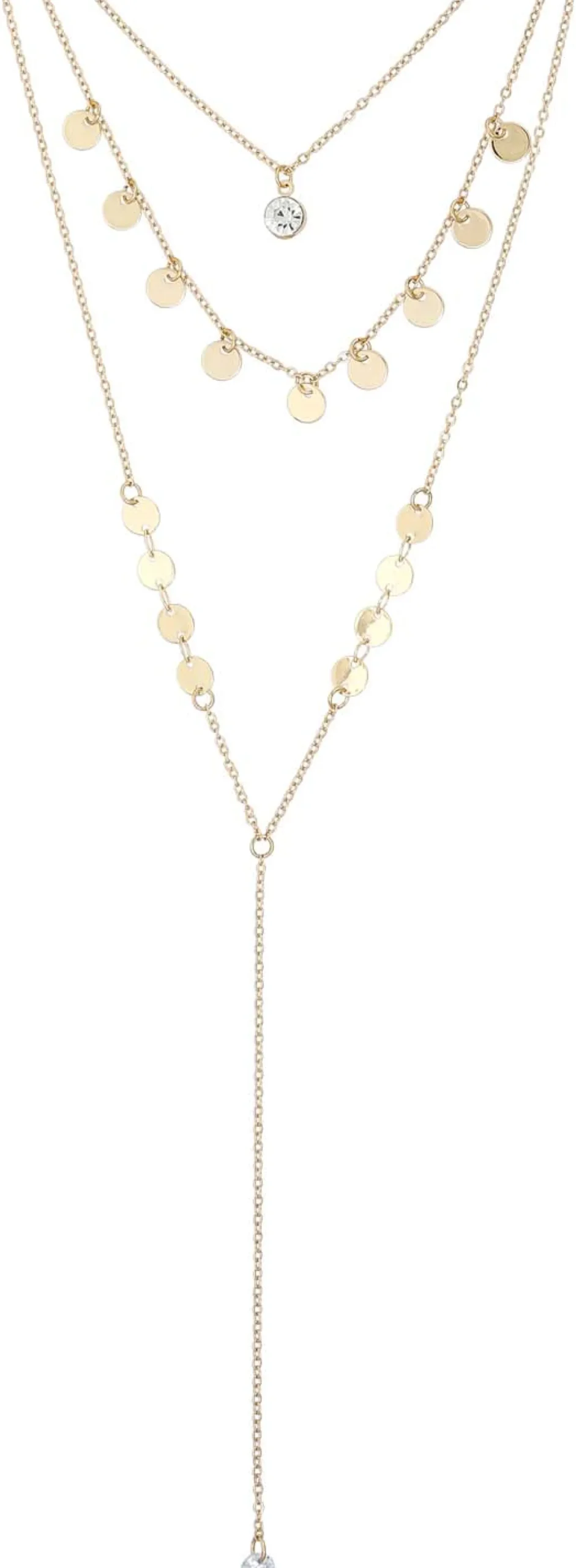 Clearance Bijou Brigitte Collana stratificata - Golden Plates