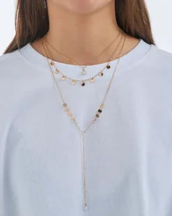 Clearance Bijou Brigitte Collana stratificata - Golden Plates