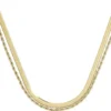 Bijou Brigitte Collana stratificata - Golden Steel