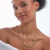 Online Bijou Brigitte Collana stratificata - Golden Shells