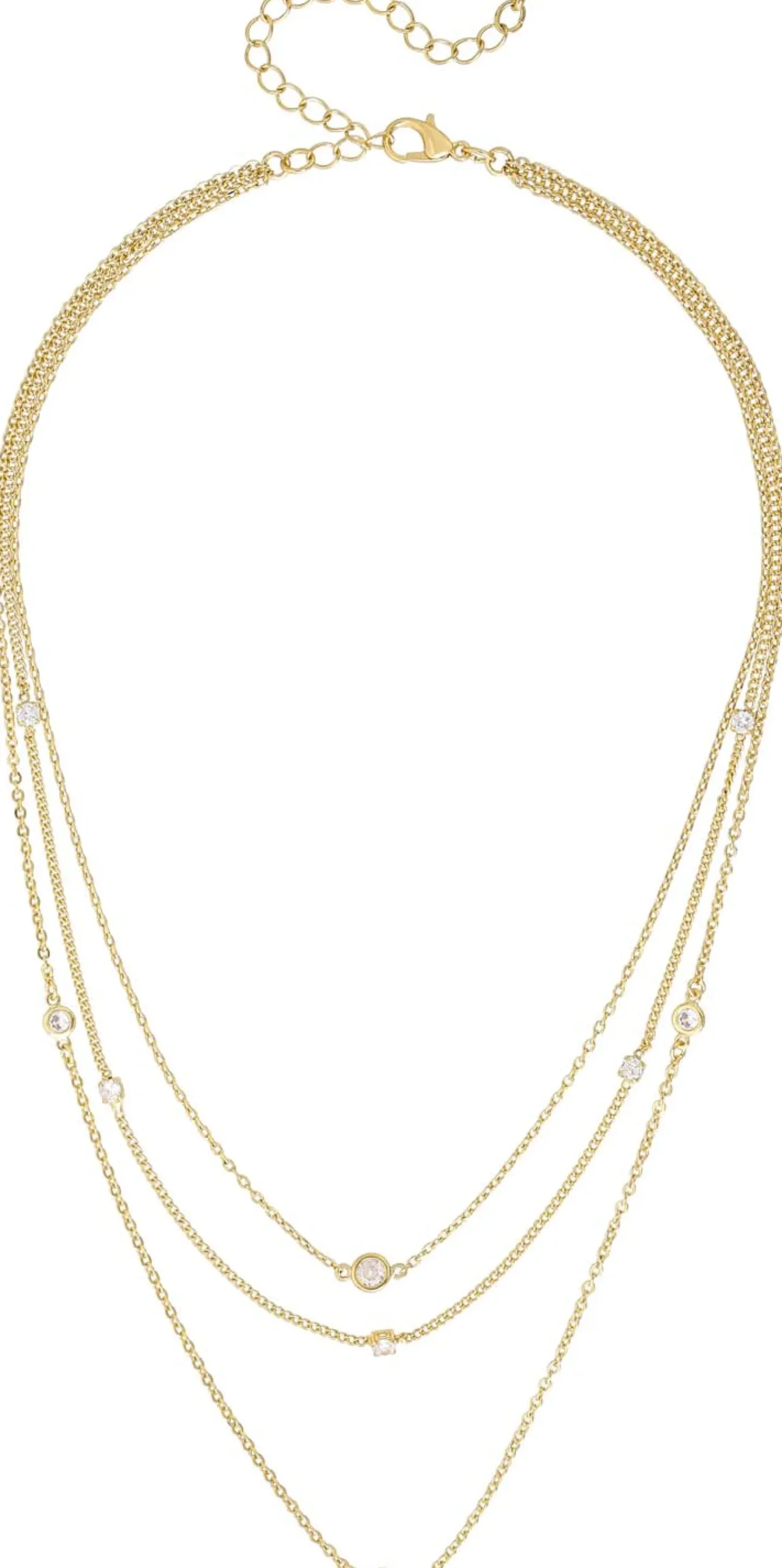 Outlet Bijou Brigitte Collana stratificata - Golden Sparkle