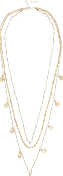 New Bijou Brigitte Collana stratificata - Golden Charms
