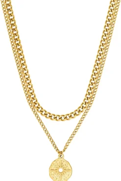 Online Bijou Brigitte Collana stratificata - Golden Compass