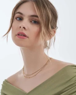 Sale Bijou Brigitte Collana stratificata - Golden Esteem