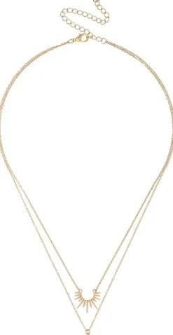 Sale Bijou Brigitte Collana stratificata - Golden Sunlight