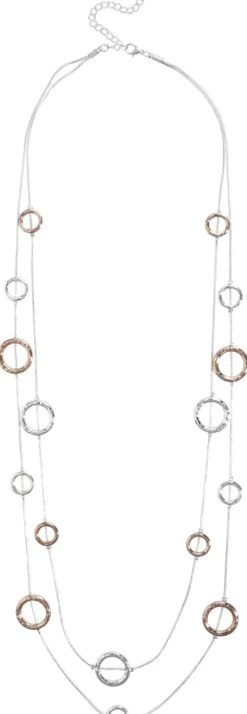 Bijou Brigitte Collana stratificata - Hammered Circles