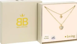 Sale Bijou Brigitte Collana stratificata - Heart Duo