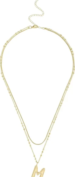 Online Bijou Brigitte Collana stratificata - Initial M