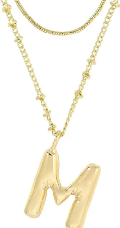Online Bijou Brigitte Collana stratificata - Initial M