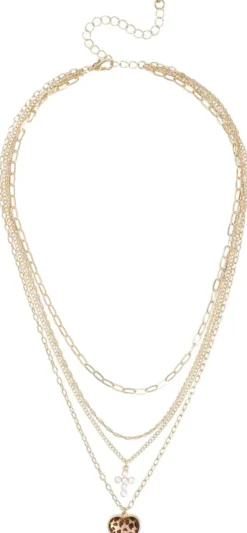 Online Bijou Brigitte Collana stratificata - Leo Heart