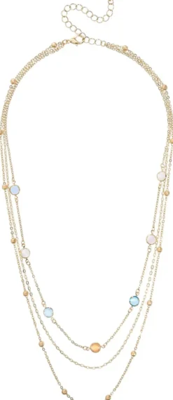 Bijou Brigitte Collana stratificata - Nature Stone