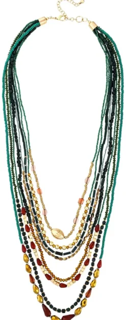 Clearance Bijou Brigitte Collana stratificata - Nature Catch