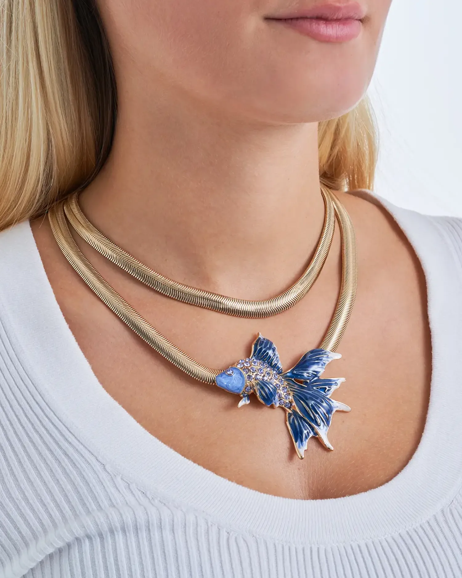 Clearance Bijou Brigitte Collana stratificata - Ocean Sparkle