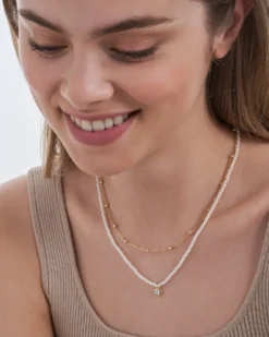 Online Bijou Brigitte Collana stratificata - Pearly Perfection