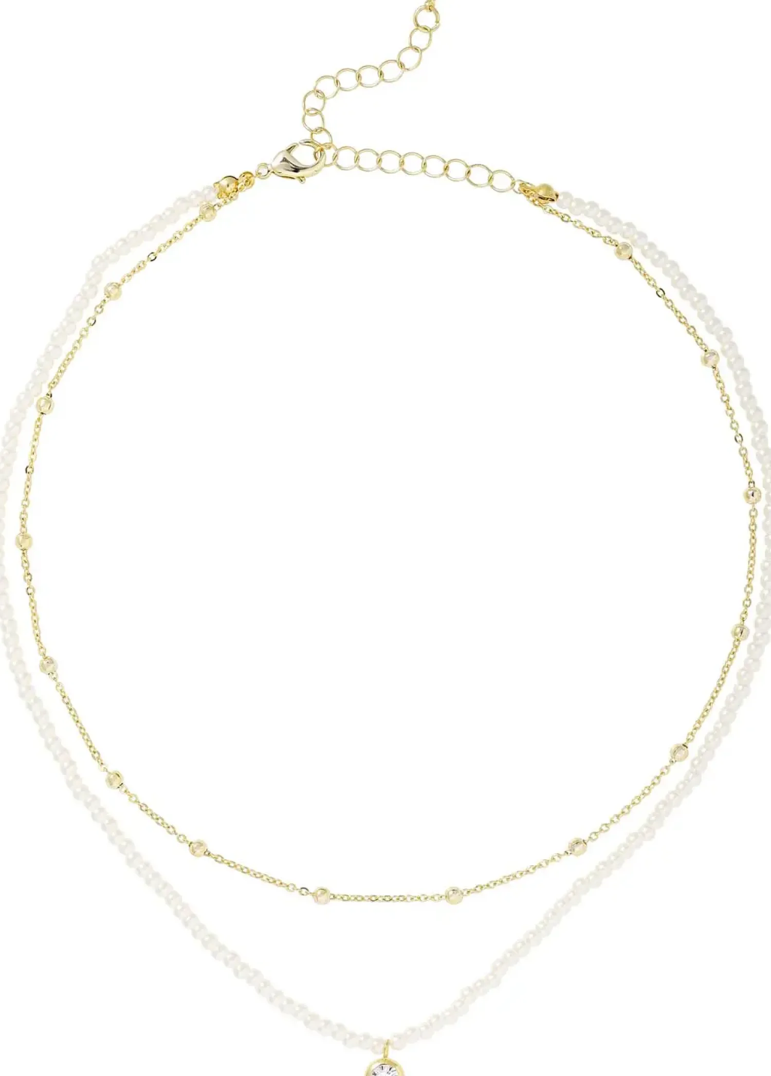 Online Bijou Brigitte Collana stratificata - Pearly Perfection