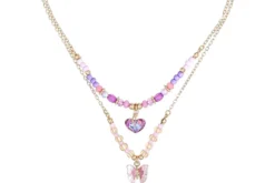 Outlet Bijou Brigitte Collana stratificata per bambini - Special Pink