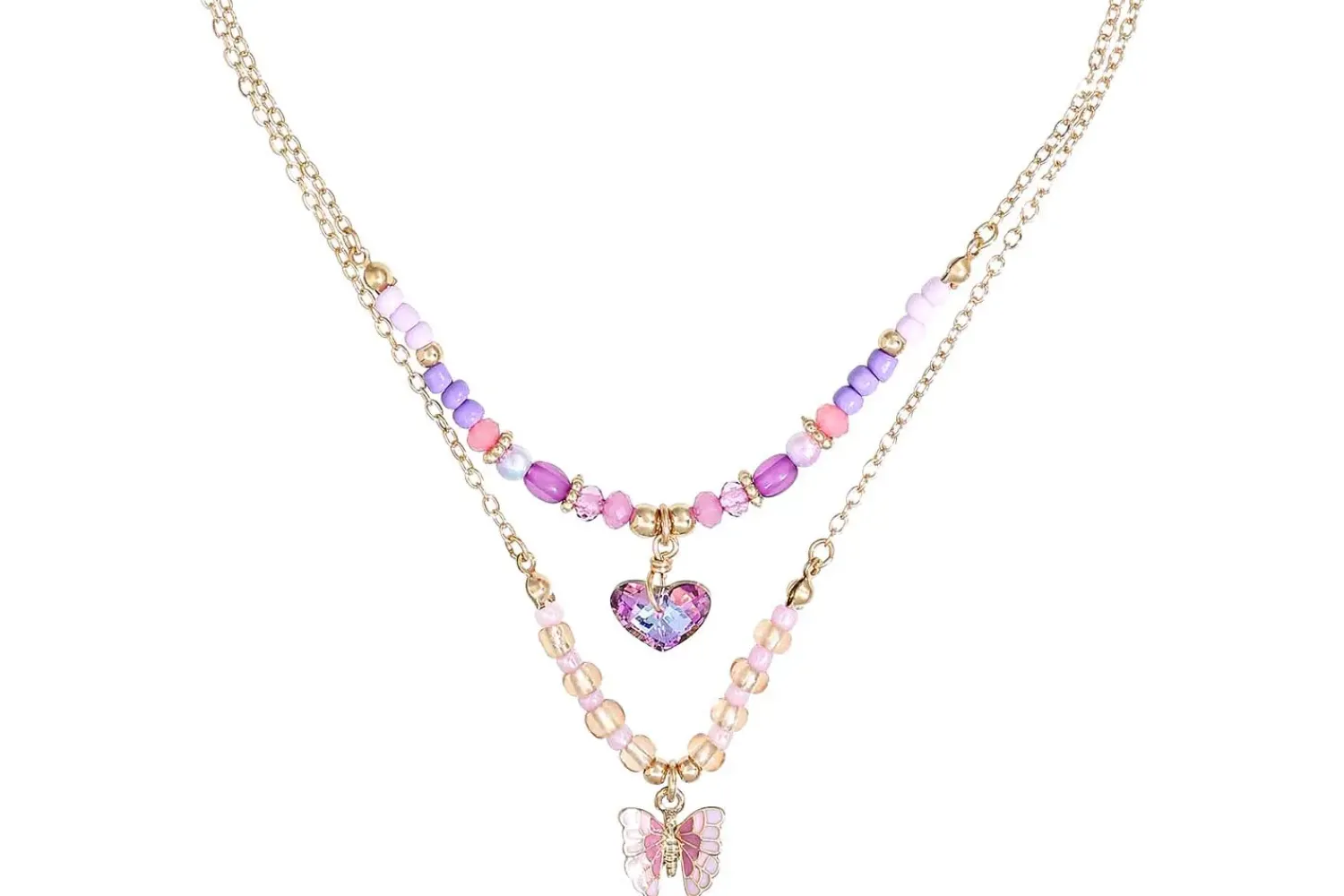 Outlet Bijou Brigitte Collana stratificata per bambini - Special Pink