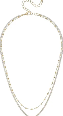 Best Bijou Brigitte Collana stratificata - Perfect Sparkle