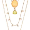 Outlet Bijou Brigitte Collana stratificata - Rhinestone Shine