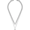 Hot Bijou Brigitte Collana stratificata - Rhinestone Cross