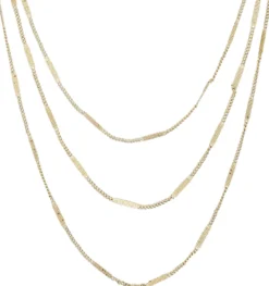Clearance Bijou Brigitte Collana stratificata - Shiny Gold