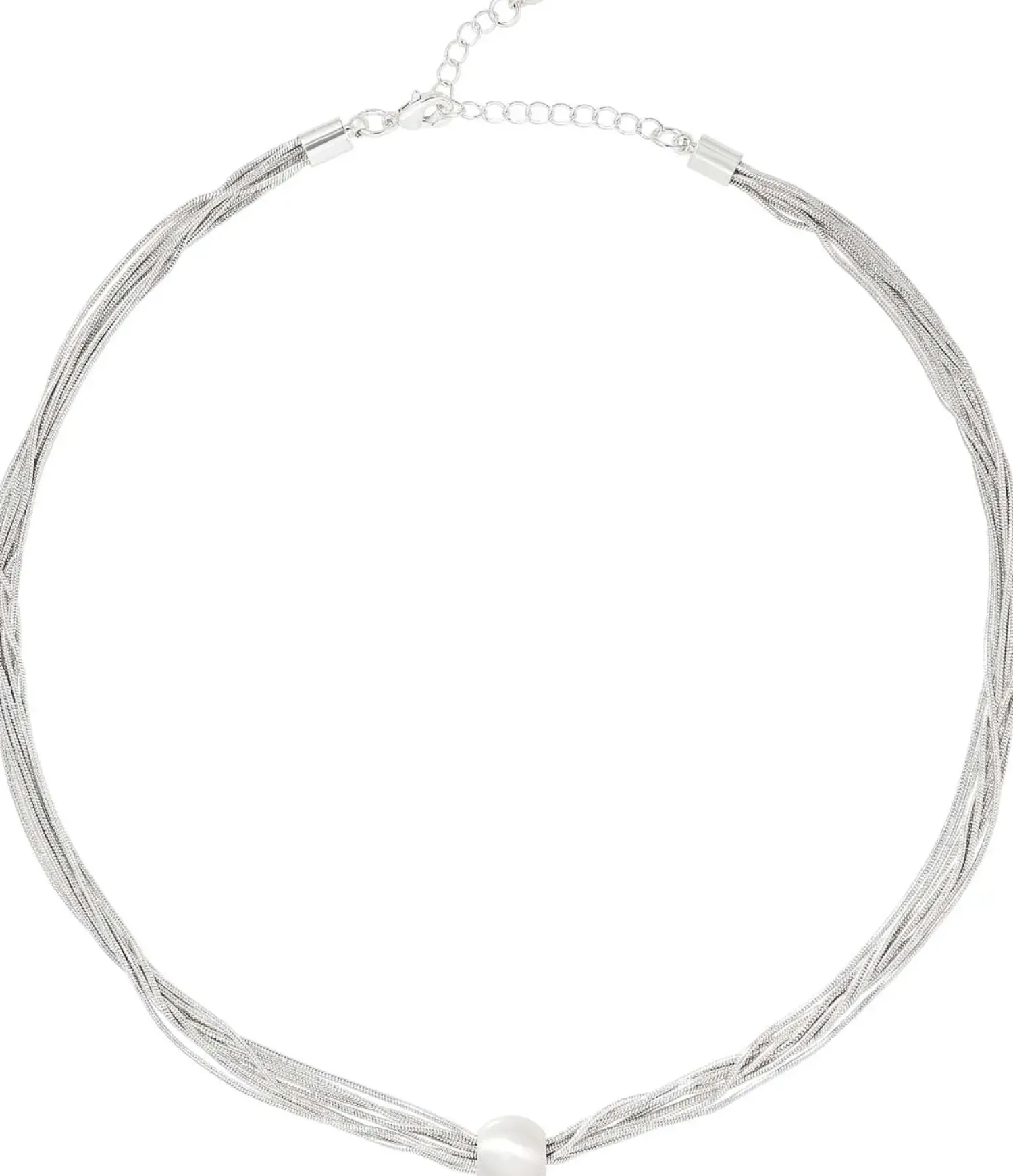 Discount Bijou Brigitte Collana stratificata - Soft Silver