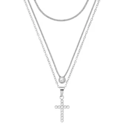 Discount Bijou Brigitte Collana stratificata - Steel Grace