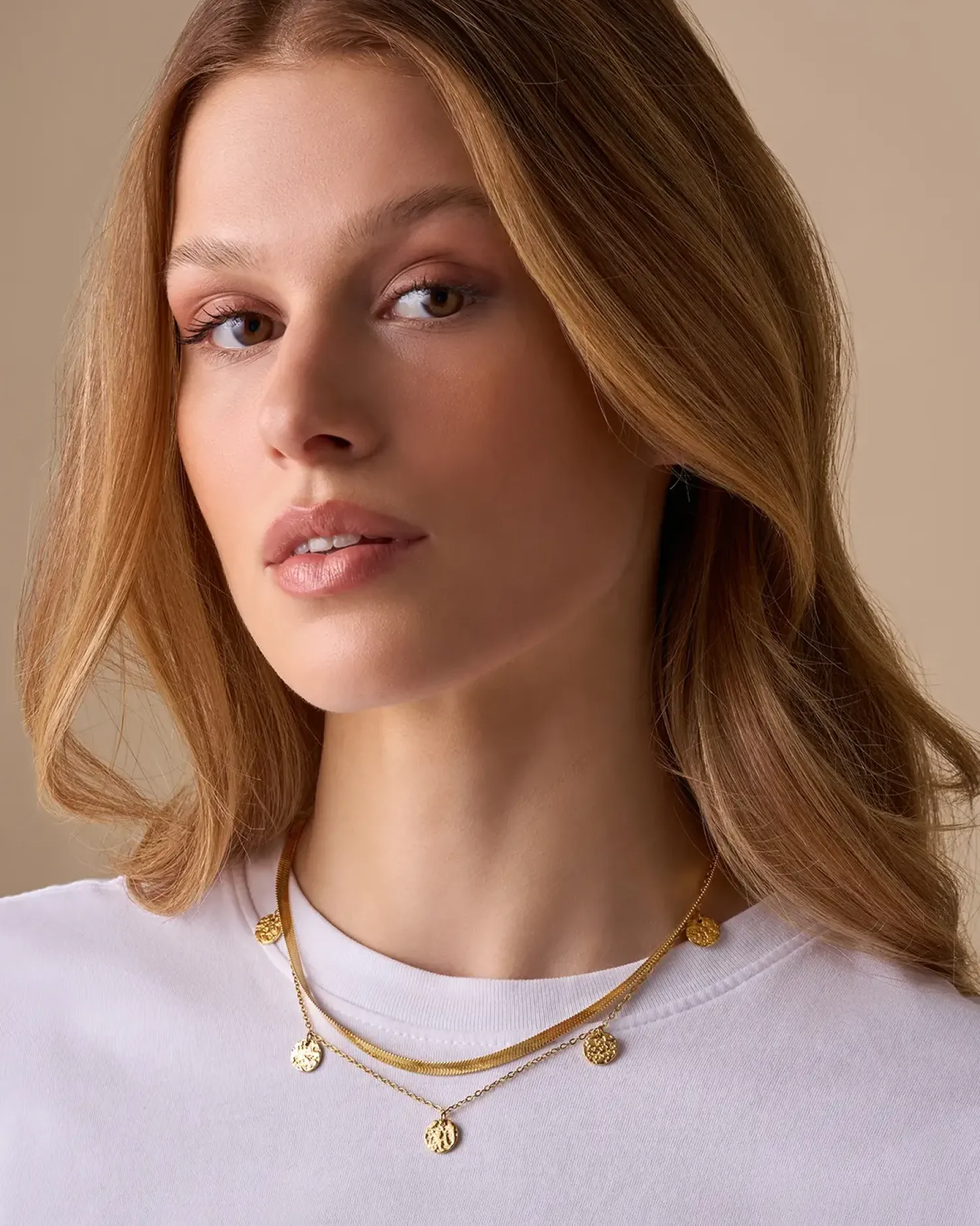Clearance Bijou Brigitte Collana stratificata - Steel Plates