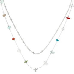 Clearance Bijou Brigitte Collana stratificata - Summer Aventurine