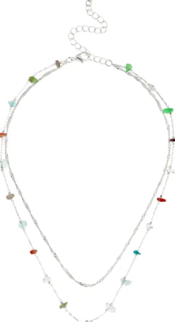 Clearance Bijou Brigitte Collana stratificata - Summer Aventurine