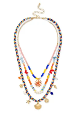Clearance Bijou Brigitte Collana stratificata - Summer Colors