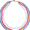 Clearance Bijou Brigitte Collana stratificata - Vibrant Rows