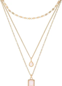 Sale Bijou Brigitte Collana stratificata - White Pendants
