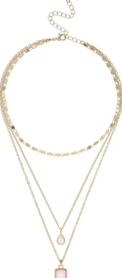 Sale Bijou Brigitte Collana stratificata - White Pendants